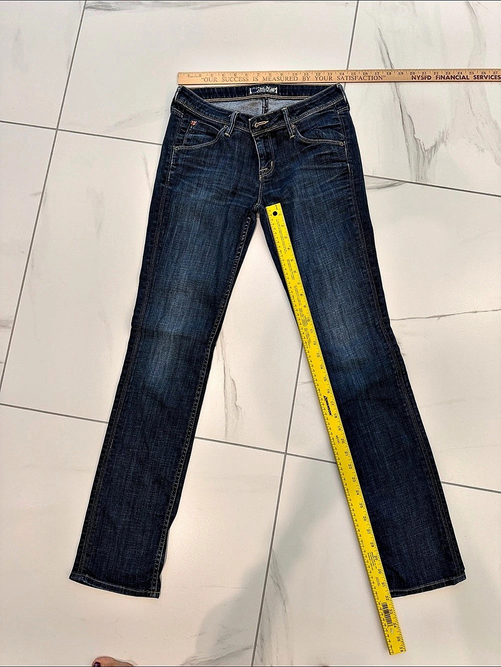 Hudson Skinny Jeans in Blue
